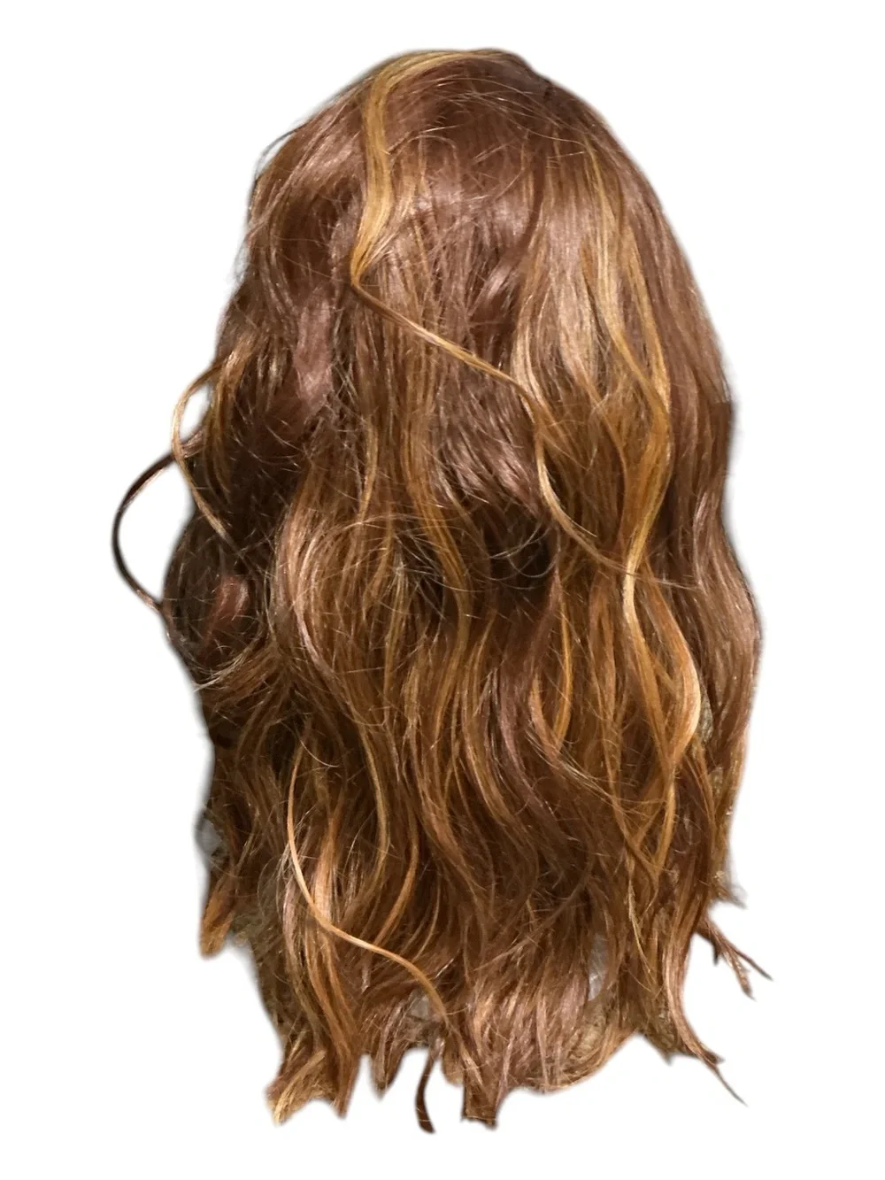 CSC Blondchell Golden Copper.Women's Long Wavy Synthetic Hairpiece